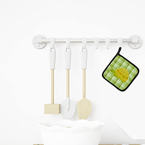 Juego de agarraderas de tortuga multicolor de 7,5 cm ideal para regalar a los cocinillas 4