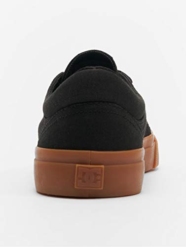DC Men's Trase TX Skate Shoe, 10.5 Black3