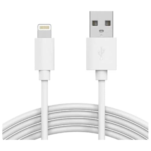 Cabo Carregador Compativel Lightning para iPhone/iPad/iPod, Conector USB-A para Lightning, Corrente