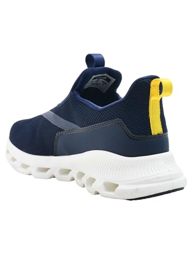 Image of Impakto Air Bounce Walking Shoes | Lightweight & Breathable Casual Shoes | Soft Cushioned Insole | Anti Skid Hexagonal Sole | Stylish Slip-in Fit System Shoes | Ideal for Walking, Gym & Casual Outing