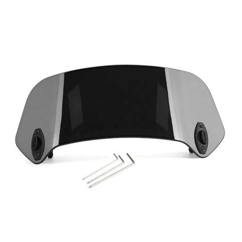 Extension de pare-brise moto réglable à clip pour éliminer les turbulences