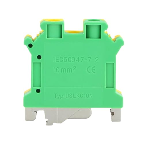 Borniers de terre USLKG 10N pour éliminer les faux contacts sur rail Din de 10 mm2