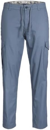 JACK & JONES Herren Jpstace Jjsummer Cargo Cargohose, Blue Mirage, 30W / 32L