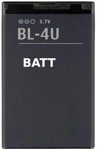 Batt® Battery Compatible with Nokia BL4U BL 4U BL-4U 3120 5530 8800 E66 E75 900mAh