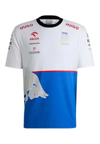 Image of HUGO Visa Cash App RB F1 2024 Men's Team T-Shirt, Cobalt/White, 3XL