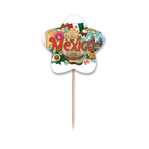 Cure-dents Drapeaux Cupcake Picks pour Décoration Buffet Réussie - 2