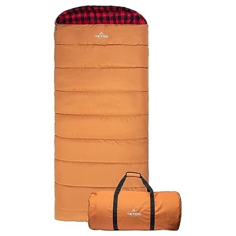 TETON Sports Bridger Canvas -35 Degree Sleeping Bag. Finally, stay warm camping; For Adults and built to last Cover