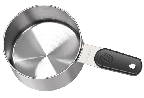 DOTINGHUX 1 Cup Magnetic Grips Stainless Steel Measuring Cup -1PCS