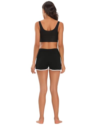 Image of HDE Women's Retro Fashion Dolphin Running Workout Shorts