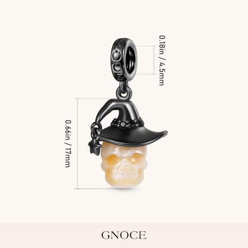 Image of GNOCE Witch Cauldron Pendant Charm,S925 Sterling Silver with Ruby Gemstones Dangle Charms Bead For Bracelets /Necklace Jewelry Gift For Women Girls Wife Daughter
