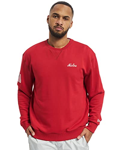 Sweat New Era Ne Script Crew homme avec broderie script authentique