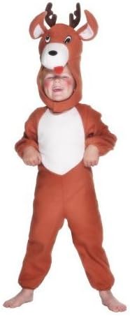 reindeer costume,jumpsuit,hood,age 3-5