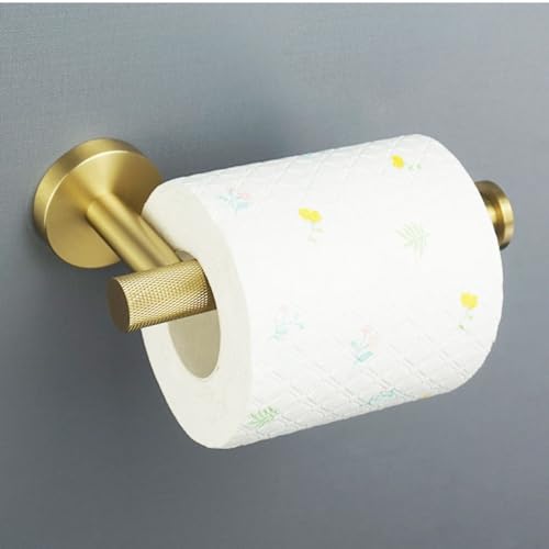 Porte-rouleau or brossé et pack d'accessoires de bain chic - 3