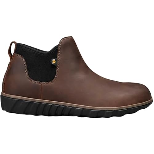 BOGS Classic Casual Chelsea Brown bottines en cuir homme 9.5 DM