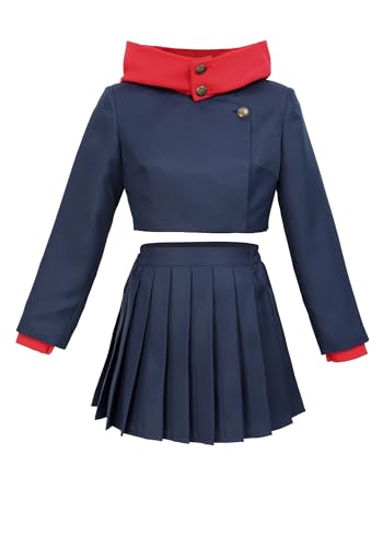 C-ZOFEK US Size Anime Cosplay Costume Women Hoodie Pleated Skirt Halloween Uniform (Medium)