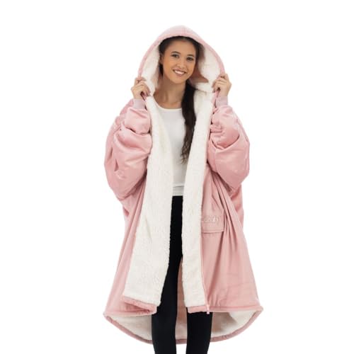 THE COMFY Original Full Zip | Sherpa Lined Microfiber Fleece Wearable Blanket Seen on Shark Tank One Size Fits All Warm & Cozy Gifts
