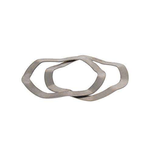 MroMax 2.01" x 1.61" x 0.02" 304 Stainless Steel Wave Spring Washer for Screw Bolt 4PCS
