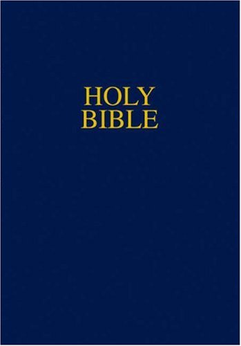 The Holy Bible NIV Giant Print Reference Navy Imitation Leather- Walmart