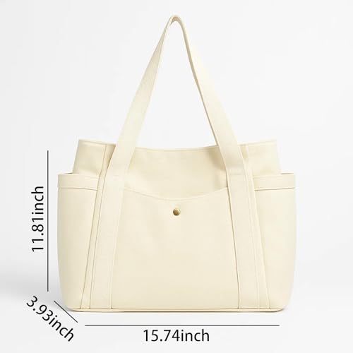 Bolso Tote de Lona para Mujer Ligero miniatura 6