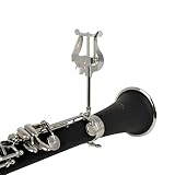 ERINGOGO Music Lyre for Bb Clarinet, Stainless Steel Marching Lyre Clamp- On Sheet Music Holder, Mus