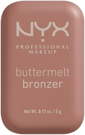 NYX PROFESSIONAL MAKEUP Matte Buttermelt Bronzer, Longwear Face Makeup with Up to 12 Hours of Wear, Vegan Formula - Deserve Butta (Light Medium Cool)