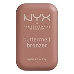 NYX PROFESSIONAL MAKEUP Matte Buttermelt Bronzer, Longwear Face Makeup with Up to 12 Hours of Wear, Vegan Formula - Deserve Butta (Light Medium Cool)
