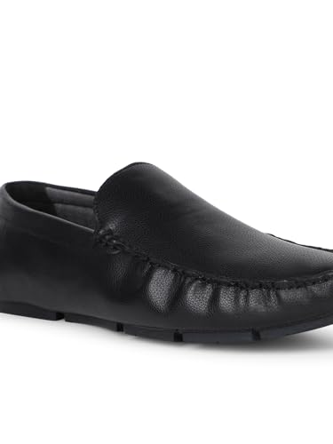 Image of Bata Red Label, Jerry Loafer E 24,Black Men's Loafer Shoes