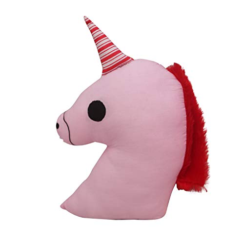 Creative Textiles Unicorn Shape Soft Plush Decorative Cushion Pillow Stuffed/Gift for Kids/for Birthday Gift for Home (Pink)