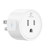 EIGHTREE Smart Plug 2025 Upgrade to 15A, Bluetooth & Wi-Fi Outlet Plug Dual Connection, Voice Control, Remote Control Outlet Timer Indoor, Smart Plugs That Work with Alexa & Google, 2.4GHz Wi-Fi Only