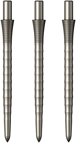 Mission Darts Sniper Points Ripple | Steel Tip Replacement Points | 32mm Silver
