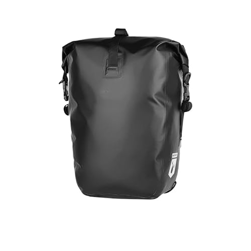 Sacoche moto étanche avec support arrière et bandoulière amovible 25L