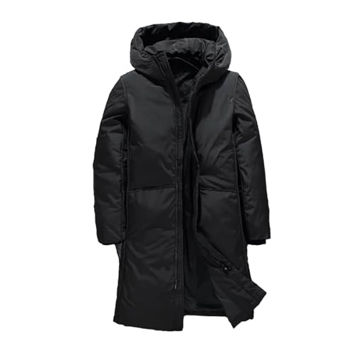 Parka en duve d'oie Parka en duvet de canard blanc pour homme, veste d'hiver longue imperméable
