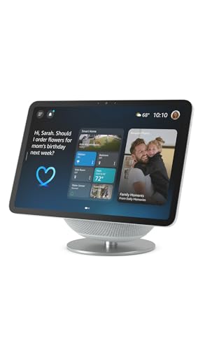 Amazon Adjustable Stand, Designed for Amazon Echo Show 8 & 11 (2025 releases, sold separately), Glacier White - image 1