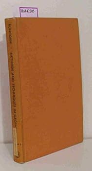 Hardcover METHODS AND TECHNIQUES IN GEOPHYSICS: Volume I. Book