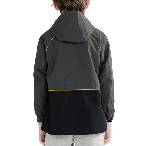 Image of Girls Boys Rain Jackets, Lightweight Waterproof Kids Rain Coats with Hood Windbreakers for Kids