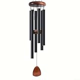 Extra großes Aluminium-Windspiel für den Außenbereich, für Gartendekoration, 68 cm, mit beruhigendem tiefem melodischem Ton, für Garten, Terrasse oder Heimdekoration mit elegantem, minimalistischem