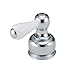 Delta Faucet H25CW Neostyle, Two Metal Lever Handle Kit, Chrome and white