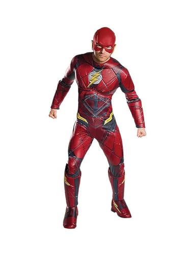 Photo de Rubie's Costume officiel Flash de DC Warner Bros Justice League pour adulte, standard, taille unique