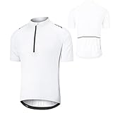 Photo Gallery maglia ciclismo uomo mezza zip traspirante manica corta con tasca – maglietta mtb alta visibilità per bici da strada o montagna, ideale per ciclisti appassionati, white- asia xl=europe l Photo Gallery maglia ciclismo uomo mezza zip traspirante manica corta con tasca – maglietta mtb alta visibilità per bici da strada o montagna, ideale per ciclisti appassionati, white- asia xl=europe l