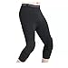 Produktbild Topeter- Basketballhose mit Knieschützer 3/4 Kompressionsleggings Capri Tights Herren Schwarz Groß
