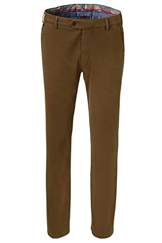 MEYER Pantalon Homme Roma Coton - 9-316 Citrouille - Chino en Coton Doux