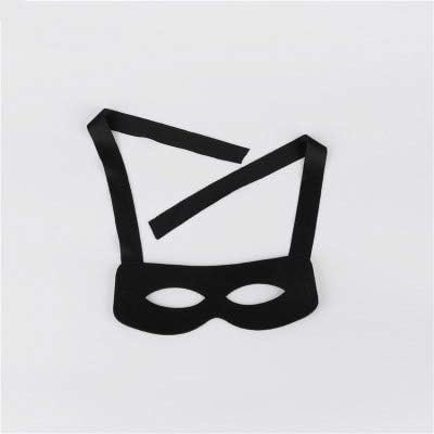 Halloween Mask Zorro Blindfold COS Role Playing Zorro Half Face Mask Show Ball Movie Props, Black, 18*5cm - Image 4