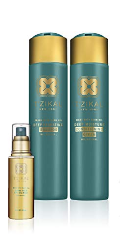 Tâ€™zikal Restoration Project with Ojon Oil (Large) - Natural Hair Treatment to Repair Dry Damaged, Color Treated Hair and Bleached Hair - Used as a Deep Conditioning Hair Treatment - Paraben Free