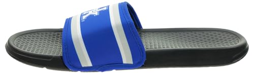 Image of FOCO NCAA Printed Team Logo and Color Stripes Comfortable Slide Sandals