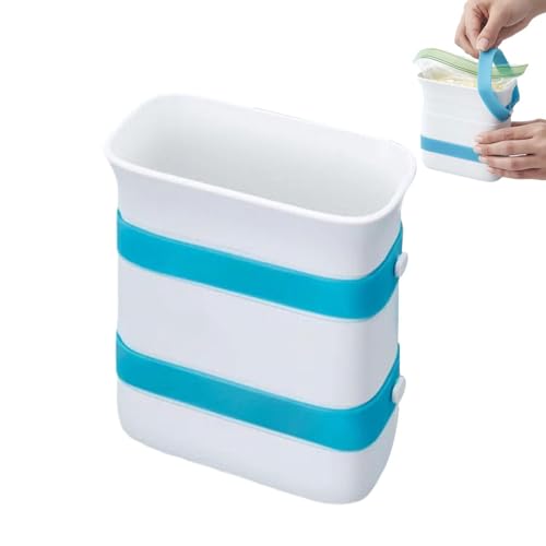 Krujecnt Molde Para Congelar Comida En Bloques, 6 Recipientes Herméticos Para Sopas Y Yogur, Organizador Vertical De Meal Prep