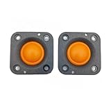 2Pcs 2 Zoll 48MM Hochtöner Lautsprecher 4 Ohm 20W Hochtöner 20 Core HIFI Seide Membran Titan Film Höhen Lautsprecher Heimkino(Silk Film Tweeter-B)