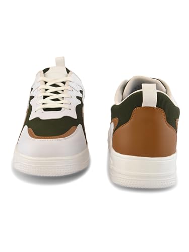 Image of Centrino Men's Sneakers | Cushioned Insole Comfortable Shoes | Trendy & Stylish Modern Sneakers | Durable Lightweight Sole Casual Walking Footwear (8182)