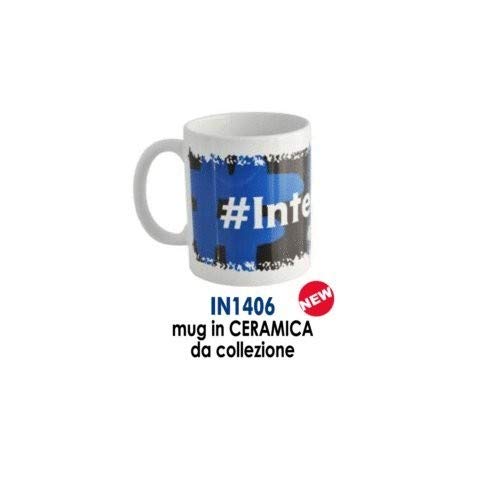 Giemme articoli promozionali - Tazza Mug Ceramica Hastag Inter Prodotto Ufficiale Idea Calcio Regalo