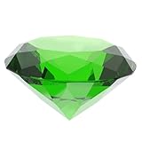 NUOBESTY Klare Glasdiamant Deko 6cm mit Künstlichen Kristalldiamanten für Hochzeits Tischdekoration und Party