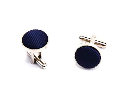 Image of GUSLESON 3.15 inch（8cm） Solid Color Necktie and Pocket Square Cufflinks Sets For Men + Gift Box